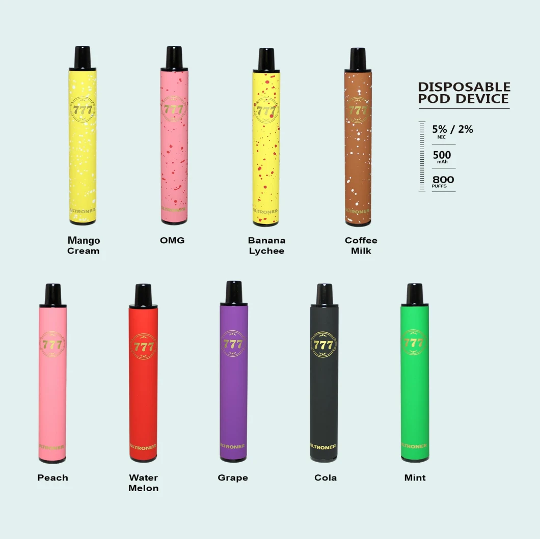 Elf Vape Factory Wholesale Hot Sale Bar 800puffs Disposable E Vape