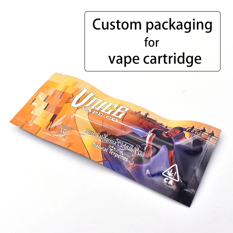 Custom Vape Atomizer Mylar Bags with Ziplock