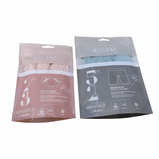 Sacchetti in Mylar pre-arrotolati per crema viso in plastica trasparente di lusso da 3,5 g
